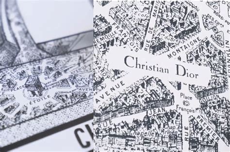 dior promised land|Dior map of Paris collection.